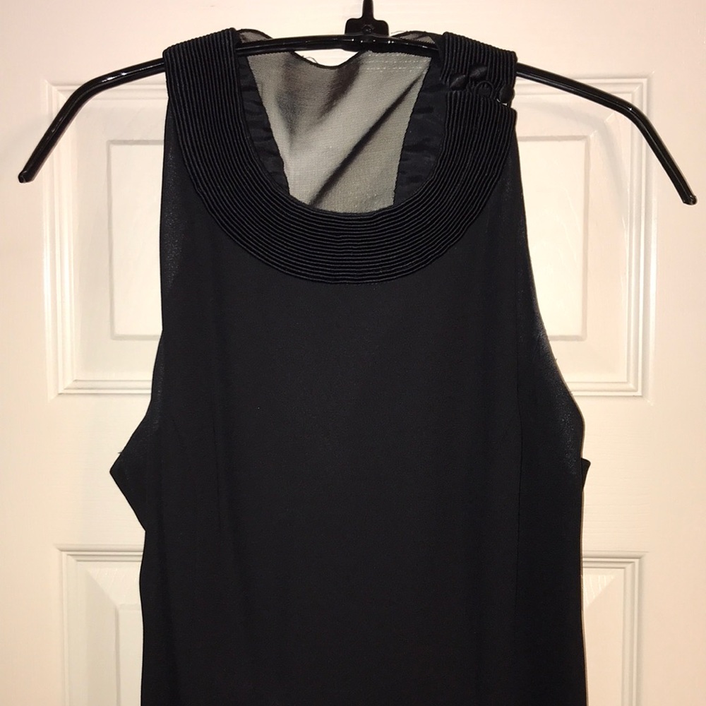Long formal dress with mesh back!